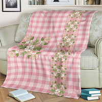 Akala Hamele Hawai'i Palaka Squares Maile Leaf Blanket Flowers Hawaiian Quilt Patterns LT9 - Polynesian Pride