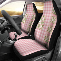 Akala Hamele Hawai'i Palaka Squares Maile Leaf Car Seat Cover Flowers Hawaiian Quilt Patterns LT9 - Polynesian Pride