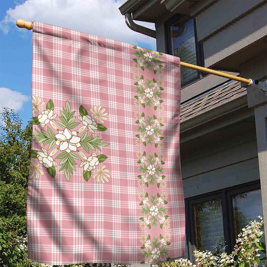 Akala Hamele Hawai'i Palaka Squares Maile Leaf Garden Flag Flowers Hawaiian Quilt Patterns LT9 - Polynesian Pride