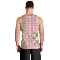 Akala Hamele Hawai'i Palaka Squares Maile Leaf Men Tank Top Flowers Hawaiian Quilt Patterns LT9 - Polynesian Pride