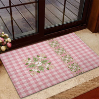 Akala Hamele Hawai'i Palaka Squares Maile Leaf Rubber Doormat Flowers Hawaiian Quilt Patterns LT9 - Polynesian Pride