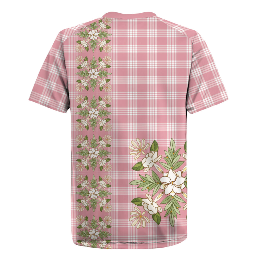 Akala Hamele Hawai'i Palaka Squares Maile Leaf Rugby Jersey Flowers Hawaiian Quilt Patterns LT9 - Polynesian Pride