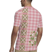 Akala Hamele Hawai'i Palaka Squares Maile Leaf Rugby Jersey Flowers Hawaiian Quilt Patterns LT9 - Polynesian Pride