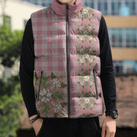 Akala Hamele Hawai'i Palaka Squares Maile Leaf Sleeveless Puffer Jacket Flowers Hawaiian Quilt Patterns LT9 - Polynesian Pride