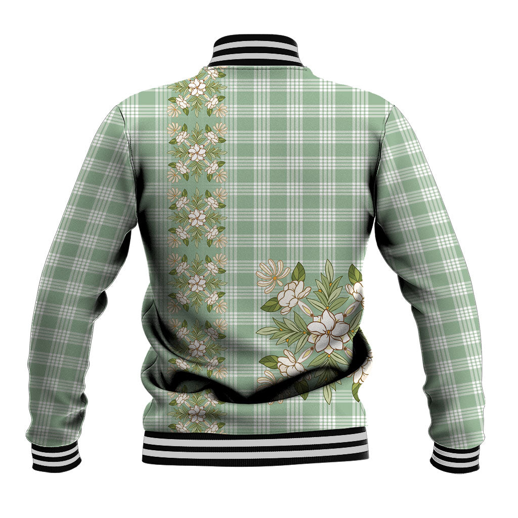 Liko Kukui Hawai'i Palaka Squares Maile Leaf Baseball Jacket Flowers Hawaiian Quilt Patterns LT9 - Polynesian Pride