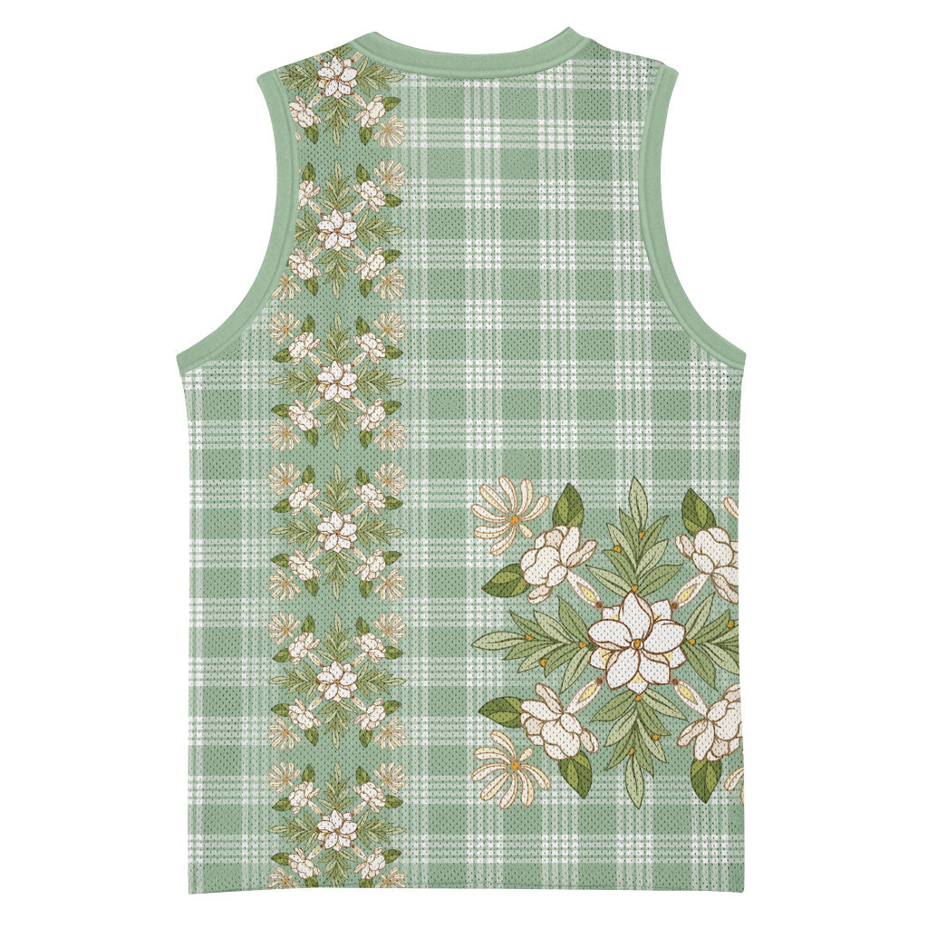 Liko Kukui Hawai'i Palaka Squares Maile Leaf Basketball Jersey Flowers Hawaiian Quilt Patterns LT9 - Polynesian Pride