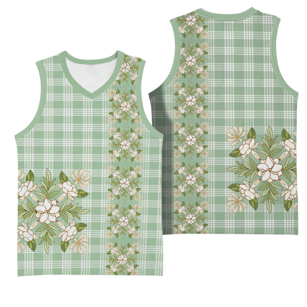 Liko Kukui Hawai'i Palaka Squares Maile Leaf Basketball Jersey Flowers Hawaiian Quilt Patterns LT9 - Polynesian Pride