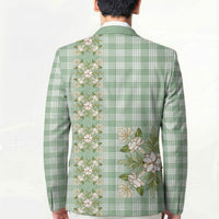 Liko Kukui Hawai'i Palaka Squares Maile Leaf Blazer Flowers Hawaiian Quilt Patterns LT9 - Polynesian Pride