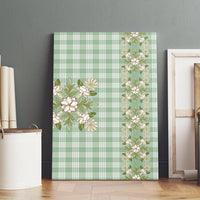 Liko Kukui Hawai'i Palaka Squares Maile Leaf Canvas Wall Art Flowers Hawaiian Quilt Patterns LT9 - Polynesian Pride