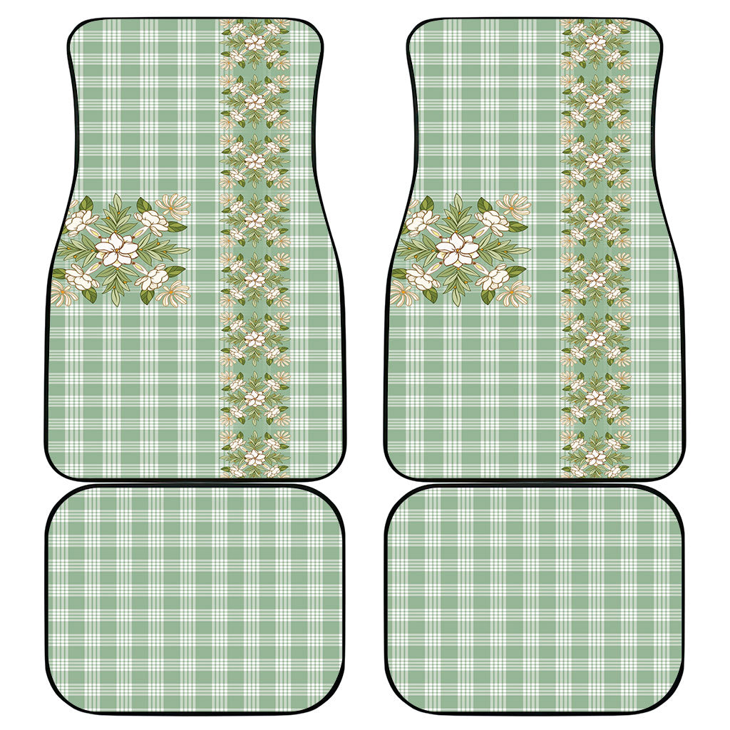 Liko Kukui Hawai'i Palaka Squares Maile Leaf Car Mats Flowers Hawaiian Quilt Patterns LT9 - Polynesian Pride