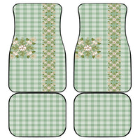 Liko Kukui Hawai'i Palaka Squares Maile Leaf Car Mats Flowers Hawaiian Quilt Patterns LT9 - Polynesian Pride