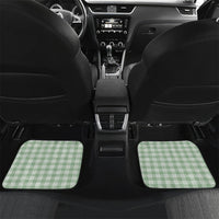 Liko Kukui Hawai'i Palaka Squares Maile Leaf Car Mats Flowers Hawaiian Quilt Patterns LT9 Set 2pcs - Back Sage Green - Polynesian Pride