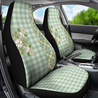 Liko Kukui Hawai'i Palaka Squares Maile Leaf Car Seat Cover Flowers Hawaiian Quilt Patterns LT9 - Polynesian Pride