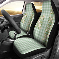 Liko Kukui Hawai'i Palaka Squares Maile Leaf Car Seat Cover Flowers Hawaiian Quilt Patterns LT9 - Polynesian Pride