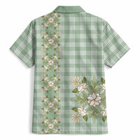 Liko Kukui Hawai'i Palaka Squares Maile Leaf Hawaiian Shirt Flowers Hawaiian Quilt Patterns LT9 - Polynesian Pride