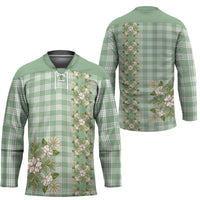 Liko Kukui Hawai'i Palaka Squares Maile Leaf Hockey Jersey Flowers Hawaiian Quilt Patterns LT9 - Polynesian Pride