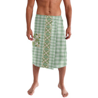 Liko Kukui Hawai'i Palaka Squares Maile Leaf Lavalava Flowers Hawaiian Quilt Patterns LT9 Sage Green - Polynesian Pride
