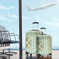 Liko Kukui Hawai'i Palaka Squares Maile Leaf Luggage Cover Flowers Hawaiian Quilt Patterns LT9 - Polynesian Pride