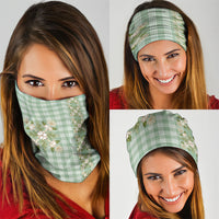 Liko Kukui Hawai'i Palaka Squares Maile Leaf Neck Gaiter Flowers Hawaiian Quilt Patterns LT9 - Polynesian Pride