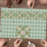 Liko Kukui Hawai'i Palaka Squares Maile Leaf Puzzle Flowers Hawaiian Quilt Patterns LT9 - Polynesian Pride