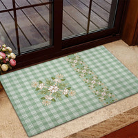 Liko Kukui Hawai'i Palaka Squares Maile Leaf Rubber Doormat Flowers Hawaiian Quilt Patterns LT9 - Polynesian Pride