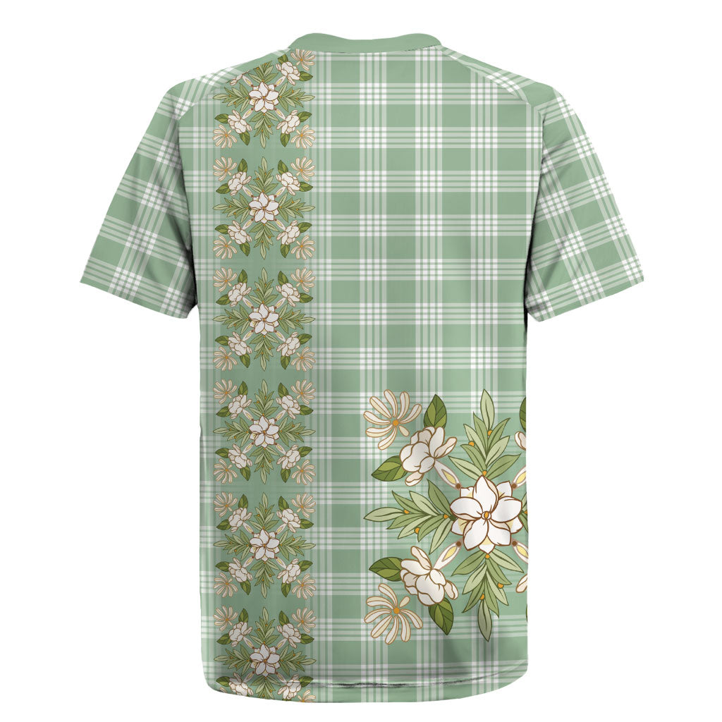 Liko Kukui Hawai'i Palaka Squares Maile Leaf Rugby Jersey Flowers Hawaiian Quilt Patterns LT9 - Polynesian Pride