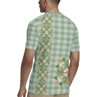 Liko Kukui Hawai'i Palaka Squares Maile Leaf Rugby Jersey Flowers Hawaiian Quilt Patterns LT9 - Polynesian Pride