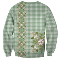 Liko Kukui Hawai'i Palaka Squares Maile Leaf Sweatshirt Flowers Hawaiian Quilt Patterns LT9 - Polynesian Pride