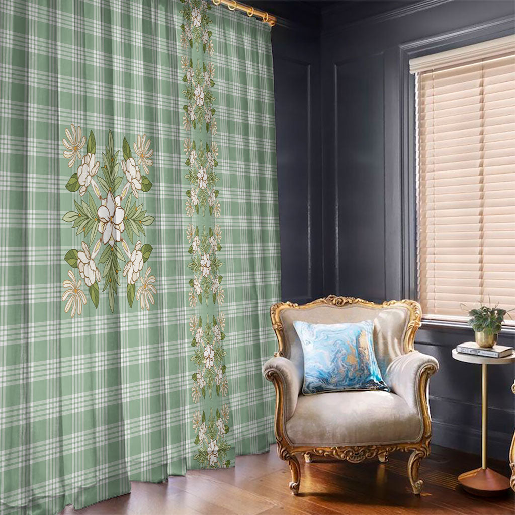 Liko Kukui Hawai'i Palaka Squares Maile Leaf Window Curtain Flowers Hawaiian Quilt Patterns LT9 - Polynesian Pride