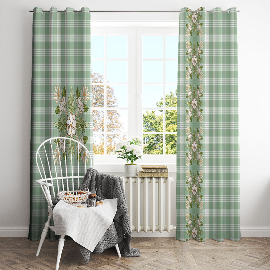 Liko Kukui Hawai'i Palaka Squares Maile Leaf Window Curtain Flowers Hawaiian Quilt Patterns LT9 - Polynesian Pride