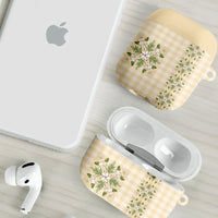 Melemele Ahiahia Hawai'i Palaka Squares Maile Leaf AirPods Case Flowers Hawaiian Quilt Patterns LT9 - Polynesian Pride