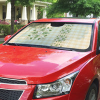 Melemele Ahiahia Hawai'i Palaka Squares Maile Leaf Auto Sun Shade Flowers Hawaiian Quilt Patterns LT9 - Polynesian Pride