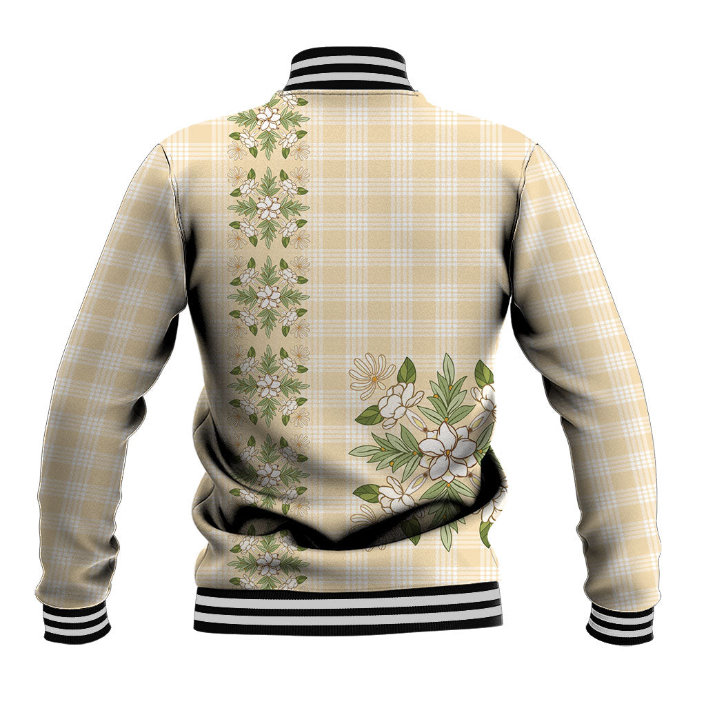 Melemele Ahiahia Hawai'i Palaka Squares Maile Leaf Baseball Jacket Flowers Hawaiian Quilt Patterns LT9 - Polynesian Pride
