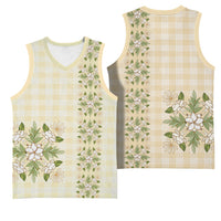 Melemele Ahiahia Hawai'i Palaka Squares Maile Leaf Basketball Jersey Flowers Hawaiian Quilt Patterns LT9 - Polynesian Pride