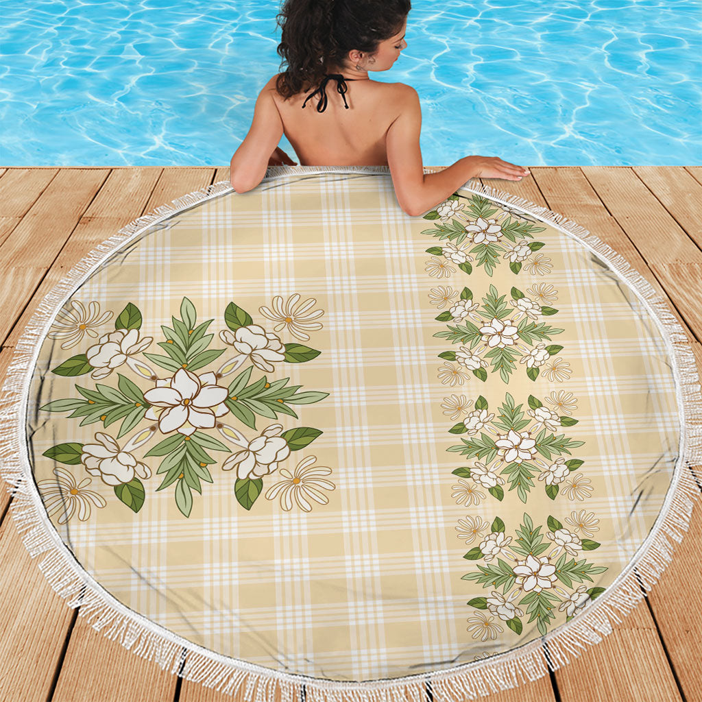 Melemele Ahiahia Hawai'i Palaka Squares Maile Leaf Beach Blanket Flowers Hawaiian Quilt Patterns LT9 - Polynesian Pride