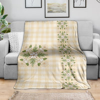 Melemele Ahiahia Hawai'i Palaka Squares Maile Leaf Blanket Flowers Hawaiian Quilt Patterns LT9 - Polynesian Pride