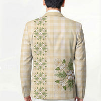 Melemele Ahiahia Hawai'i Palaka Squares Maile Leaf Blazer Flowers Hawaiian Quilt Patterns LT9 - Polynesian Pride