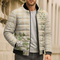 Melemele Ahiahia Hawai'i Palaka Squares Maile Leaf Bomber Puffer Jacket Flowers Hawaiian Quilt Patterns LT9 - Polynesian Pride