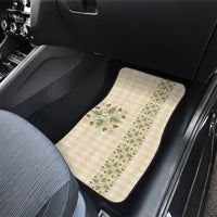 Melemele Ahiahia Hawai'i Palaka Squares Maile Leaf Car Mats Flowers Hawaiian Quilt Patterns LT9 - Polynesian Pride
