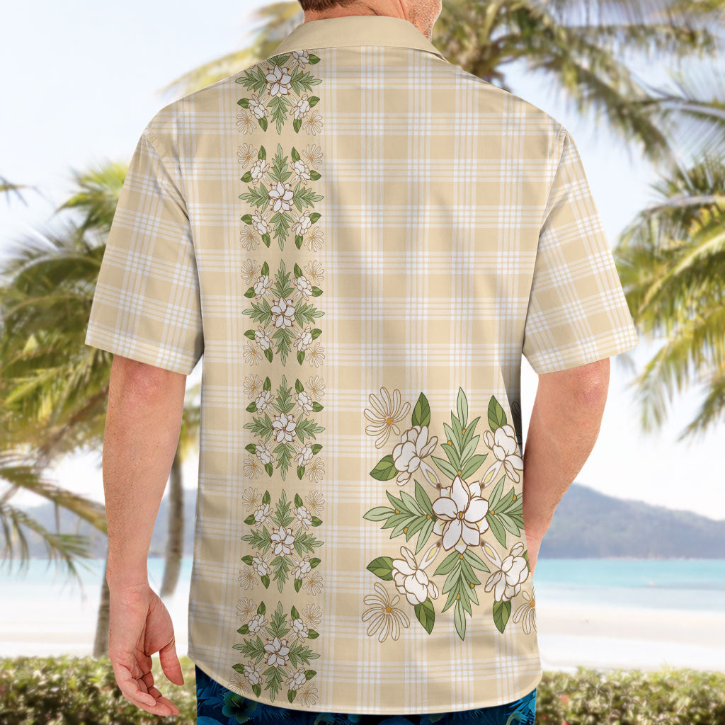 Melemele Ahiahia Hawai'i Palaka Squares Maile Leaf Hawaiian Shirt Flowers Hawaiian Quilt Patterns LT9 - Polynesian Pride