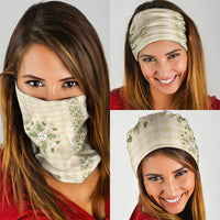 Melemele Ahiahia Hawai'i Palaka Squares Maile Leaf Neck Gaiter Flowers Hawaiian Quilt Patterns LT9 - Polynesian Pride