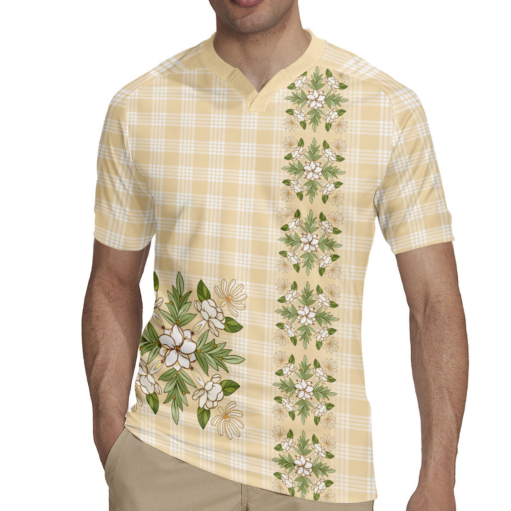 Melemele Ahiahia Hawai'i Palaka Squares Maile Leaf Rugby Jersey Flowers Hawaiian Quilt Patterns LT9 - Polynesian Pride