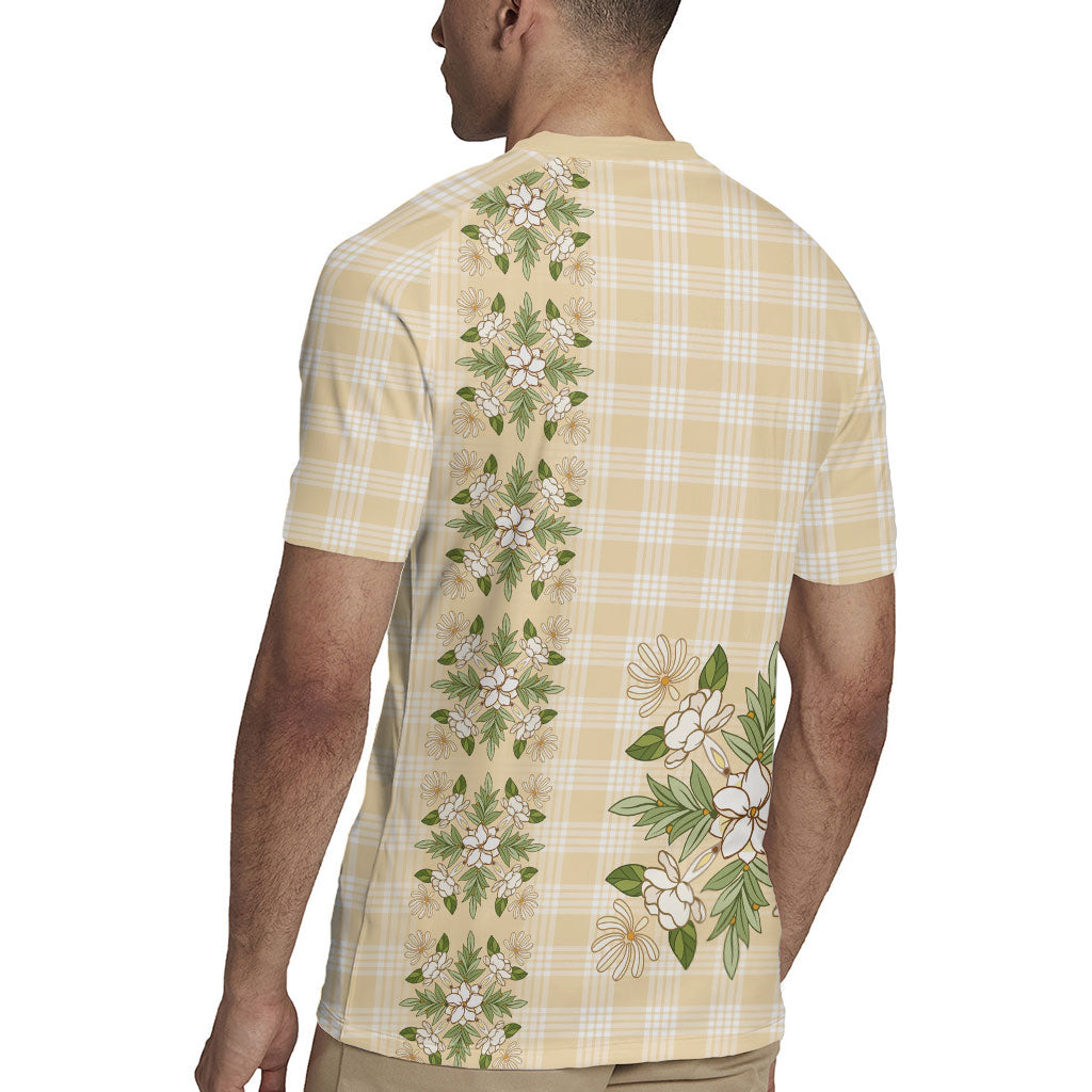Melemele Ahiahia Hawai'i Palaka Squares Maile Leaf Rugby Jersey Flowers Hawaiian Quilt Patterns LT9 - Polynesian Pride