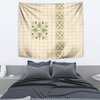 Melemele Ahiahia Hawai'i Palaka Squares Maile Leaf Tapestry Flowers Hawaiian Quilt Patterns LT9 - Polynesian Pride