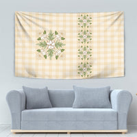 Melemele Ahiahia Hawai'i Palaka Squares Maile Leaf Tapestry Flowers Hawaiian Quilt Patterns LT9 - Polynesian Pride