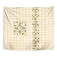 Melemele Ahiahia Hawai'i Palaka Squares Maile Leaf Tapestry Flowers Hawaiian Quilt Patterns LT9 - Polynesian Pride