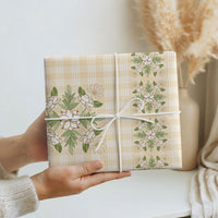 Melemele Ahiahia Hawai'i Palaka Squares Maile Leaf Wrapping Paper Flowers Hawaiian Quilt Patterns LT9 - Polynesian Pride