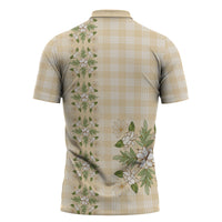 Melemele Ahiahia Hawai'i Palaka Squares Maile Leaf Zipper Polo Shirt Flowers Hawaiian Quilt Patterns LT9 - Polynesian Pride