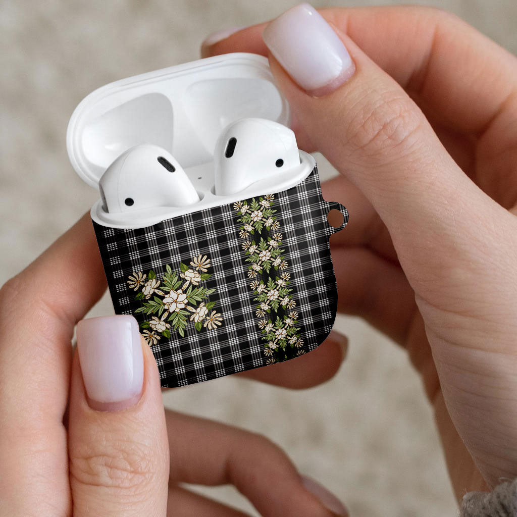 Pauli Hawai'i Palaka Squares Maile Leaf AirPods Case Flowers Hawaiian Quilt Patterns LT9 - Polynesian Pride
