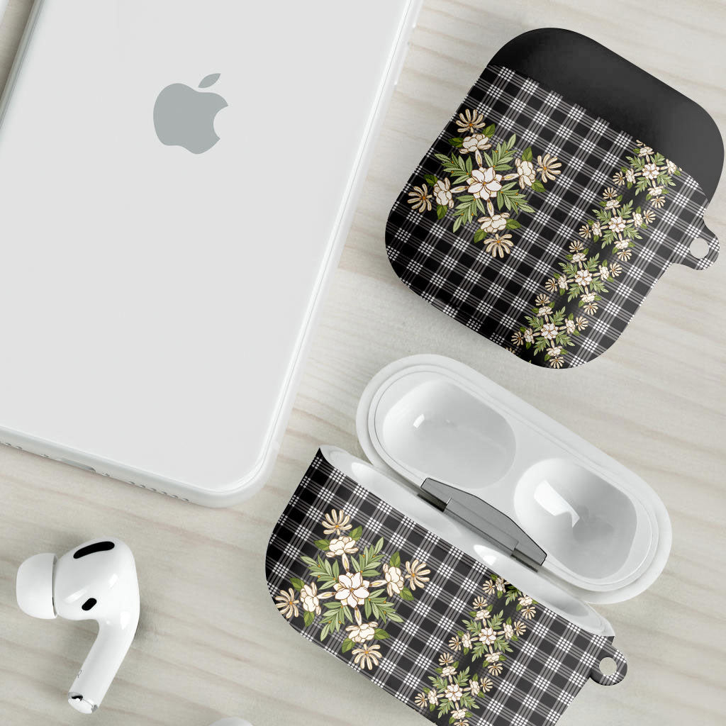 Pauli Hawai'i Palaka Squares Maile Leaf AirPods Case Flowers Hawaiian Quilt Patterns LT9 - Polynesian Pride